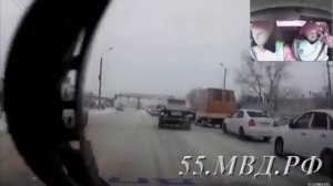 ГАИ помогли сделали доброе дело - Сопровождение автомобиля скорой помощи. Омск.