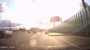 Выезд с Ярославского шоссе на МКАД (восток)