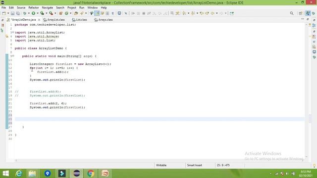 09. Add AddAll method in ArrayList