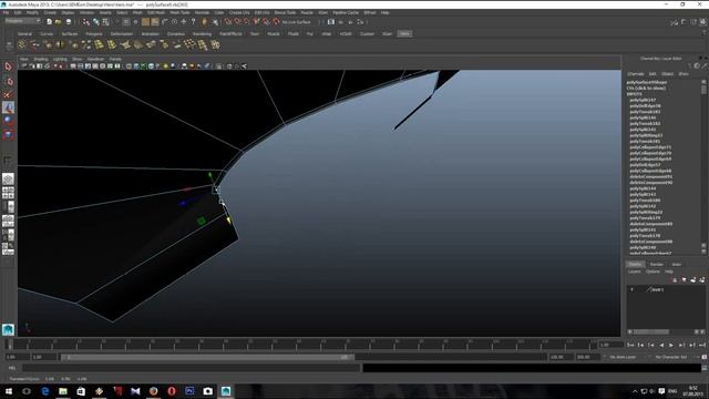 Урок – 13 Моделирование головы Autodesk Maya 2015 Modeling head part - 13 смотреть онлайн