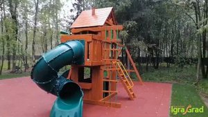 Детская площадка для дачи IgraGrad "Шато 2 с трубой" (Домик)