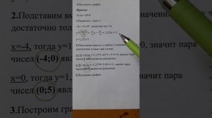 Линейное уравнение с двумя переменными и его график