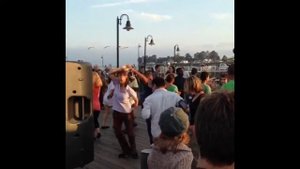 Латиноамериканские танцы на пляже. Latin dances on the beach