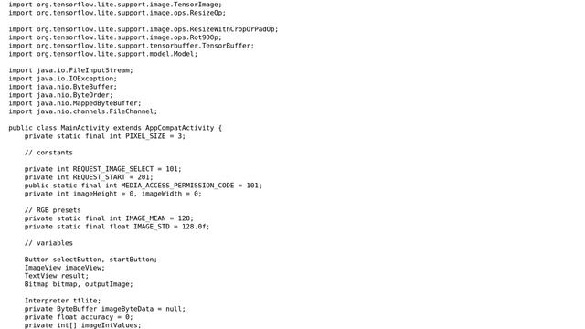 Trying to load a tflite model fails with java.io.FileNotFoundException - what am I doing wrong? смотреть онлайн