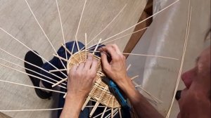 How to weave an oval bottom (tutorial). Part 3