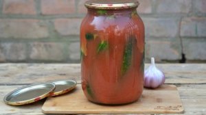 Огурчики в томатном соке