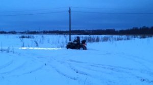 РМ 500 ПО СНЕГУ