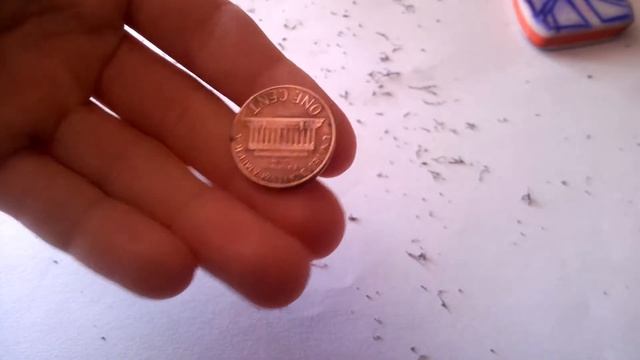 Чистка монеты резинкой.Приятная впатина смотреть онлайн