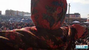 Новоусманцы встретили весну. А чучело увезли на велосипеде!