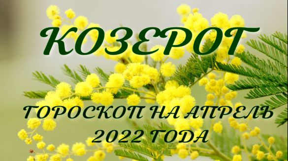 козерог гороскоп на апрель 2022 года.


козерог гороскоп на апрель 2022 года