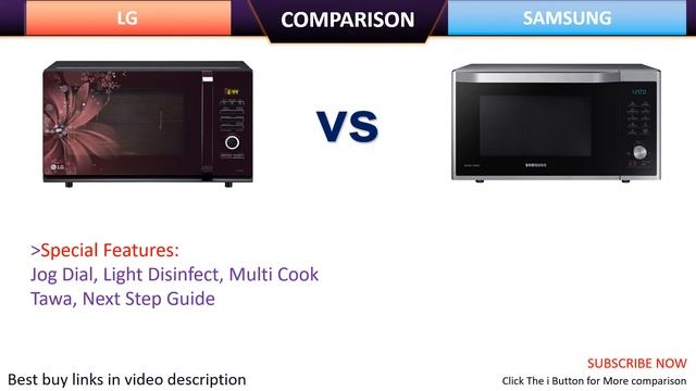 ✅ LG 32 L Convection Microwave Oven VS Samsung 32 L Microwave Oven | MC3286BRUM VS MC32J7035CT/TL смотреть онлайн