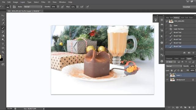 Создаем фигурное боке в Photoshop. смотреть онлайн