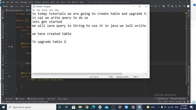 SQLite Database in Android Studio ||Writing Data and Displaying Result in Recycle View||2021 смотреть онлайн