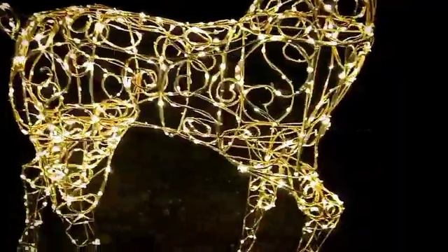 Новогодний олень, #новыйгод, #световойолень, #новогодниеподелки , #новогоднийдекор
