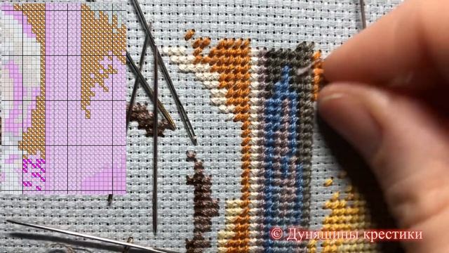 Живой процесс вышивки/Ответы на вопросы и комментарии/часть 1 смотреть онлайн