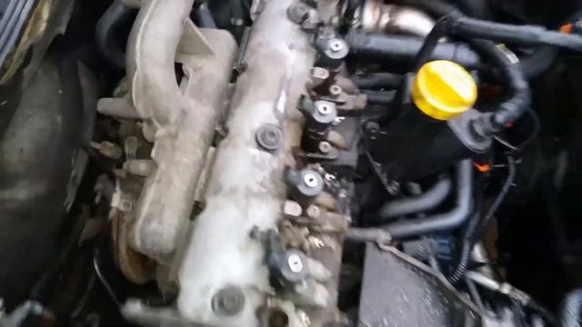 Renault 1.9 dci, dti. Как снять головку блока цилиндров. смотреть онлайн