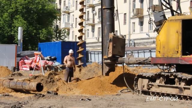 Установка шпунтового ограждения