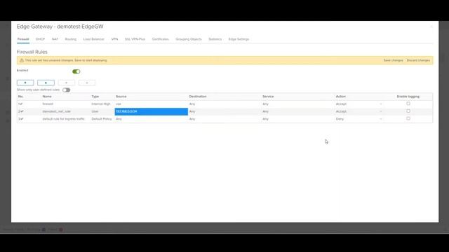 Настройка доступа в интернет в VMware vCloud Director