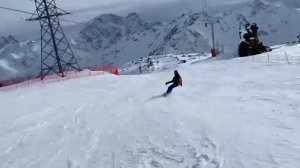 Поляна Азау. Спуск с 4400 на сноуборде. Эльбрус