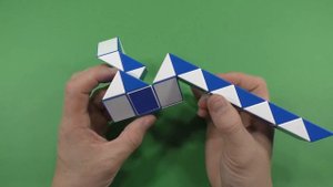 Змейка Рубика РОБОТ ТРАНСФОРМЕР 13  Rubik`s Snake TRANSFORMER ROBOT 13