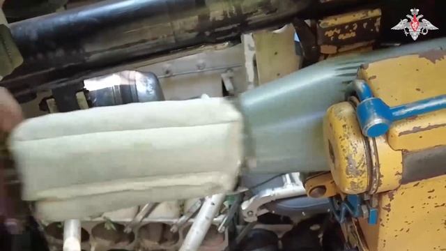 Кадры боевой работы артиллеристов ВДВ