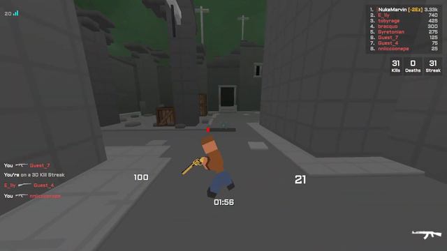 [-2Ez] Insane Triple Nuke on Contract [75 - 0] [By NukeMarvin] [Krunker.io] смотреть онлайн