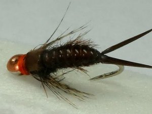 Мушка Holey Head Vinil Rib Nymph.