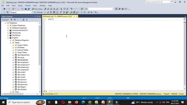 Right Outer Join In MS SQL Server