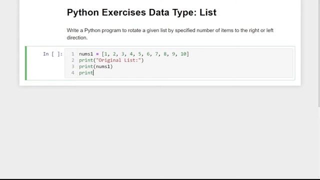 Python Exercises Data Type: List ( Day- 2 )
