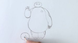 Как нарисовать Бэймакса  из Город героев Baymax from Big Hero | Art School