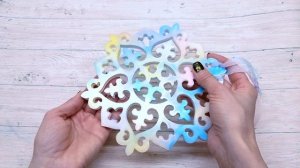 Снежинка из эпоксидной смолы