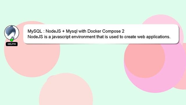 MySQL : NodeJS + Mysql with Docker Compose 2 смотреть онлайн