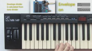 Dual AY-3-8910 MIDI synthesizer with envelope modes, part 3