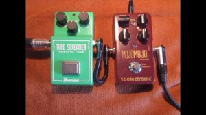 TC Electronic MojoMojo Overdrive vs Ibanez TS808 Tube Screamer with Stratocaster