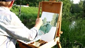 Пленэрная живопись. Мастер-класс от академика С. П. Ломова