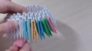 Модульное оригами "Корзинка"