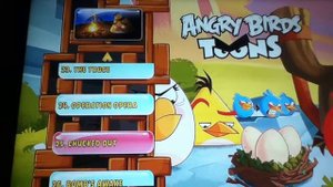 Angry birds toons season 1 volume 2 Blue Ray DVD main menu