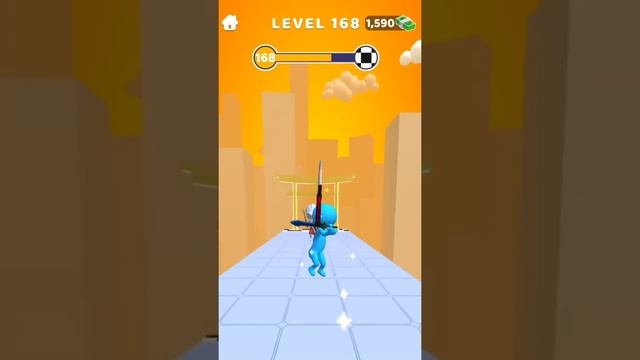 Ninja Slice Runner 3D Game | Level 168 | Sword Play! Ninja Slice Runner 3D Game YouTube Short