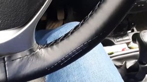 LADA GRANTA FL Установка чехла на руль из кожи