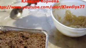 Запеканка вермишелевая с мясом