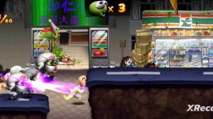 Зомби Цунами, игра. Ниндзя зомби жрут людей... и фрукты. + лазерное чудище с роботами.