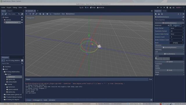 How To Use Multimeshes In Godot | Game Dev Tutorial 10