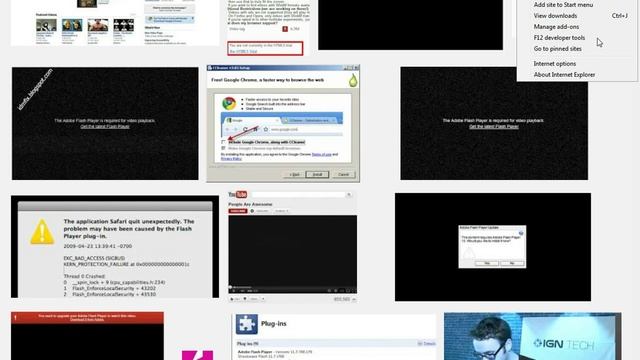 How to fix adobe flash player problem on youtube (internet explorer 10) смотреть онлайн