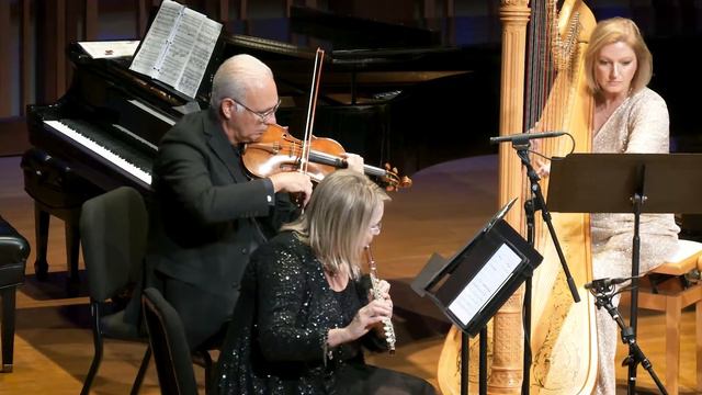 Quintet, mvt 1 for flute, harp & string trio by Jean Cras | CAMARADA смотреть онлайн