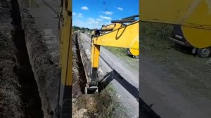 ЭО 3323А коп траншеи в 4 км???с. Рамено