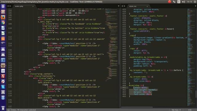 Разработка интернет-магазина на Joomla. Урок №14. Хлебные крошки и блок сортировки товаров