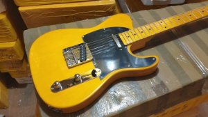 Обзор сборки китайской реплики Fender Telecaster жёлтый клён