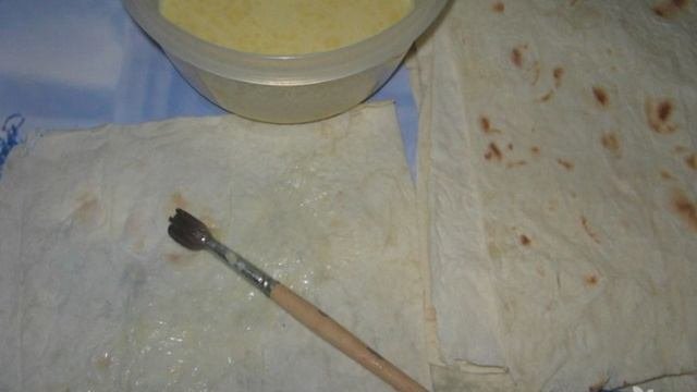 Ленивый хачапури из лаваша