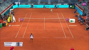 Sloane Stephens vs. Kiki Bertens | 2019 Madrid Open Semifinal | WTA Highlights