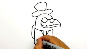Как нарисовать Амонг Ас Чумного Доктора | Рисуем персонажей из Among Us | Амонг Ас рисунки